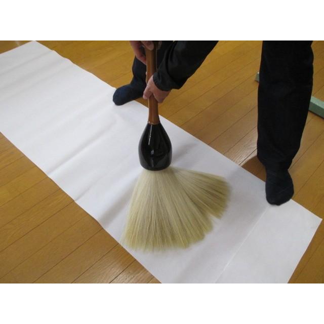 特大筆 鳥 大 定価165000円 書道用品 白天尾 馬毛 文明堂 書道