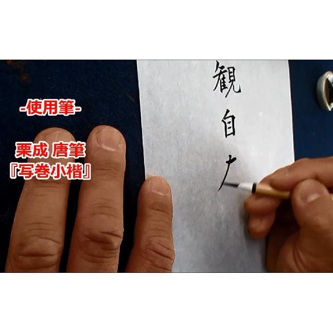 栗成 写巻小楷 5本セット 定価5500円 書道用品 紫毫 三花毫 唐筆 写経