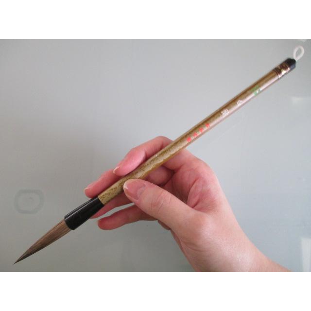松林堂 白蘭(小) 定価4400円 書道用品 太筆 鼬毛 馬毛 兼毫筆 松林堂 白蘭(小) 定価4400円 書道用品 太筆 鼬毛 馬毛 兼毫筆