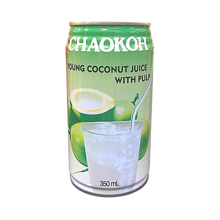 ヤング ココナッツジュース (果肉入り)350ml／CHAOKOH アジア 食品