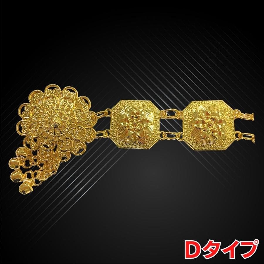 送料無料 タイ式 ゴールド メッキ ベルト 12デザイン アジアン 雑貨