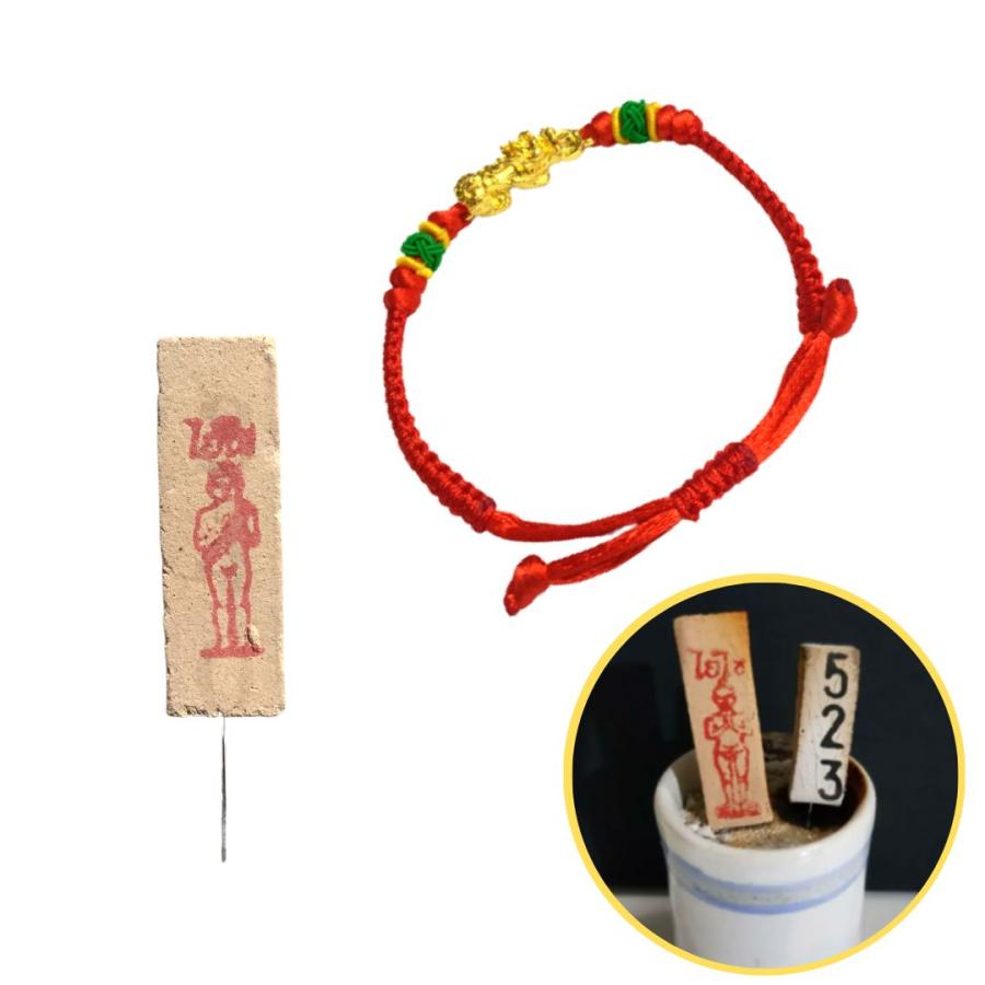 タイ 宝くじの神様 アイカイ 線香 タイ伝統的 ブレスレット