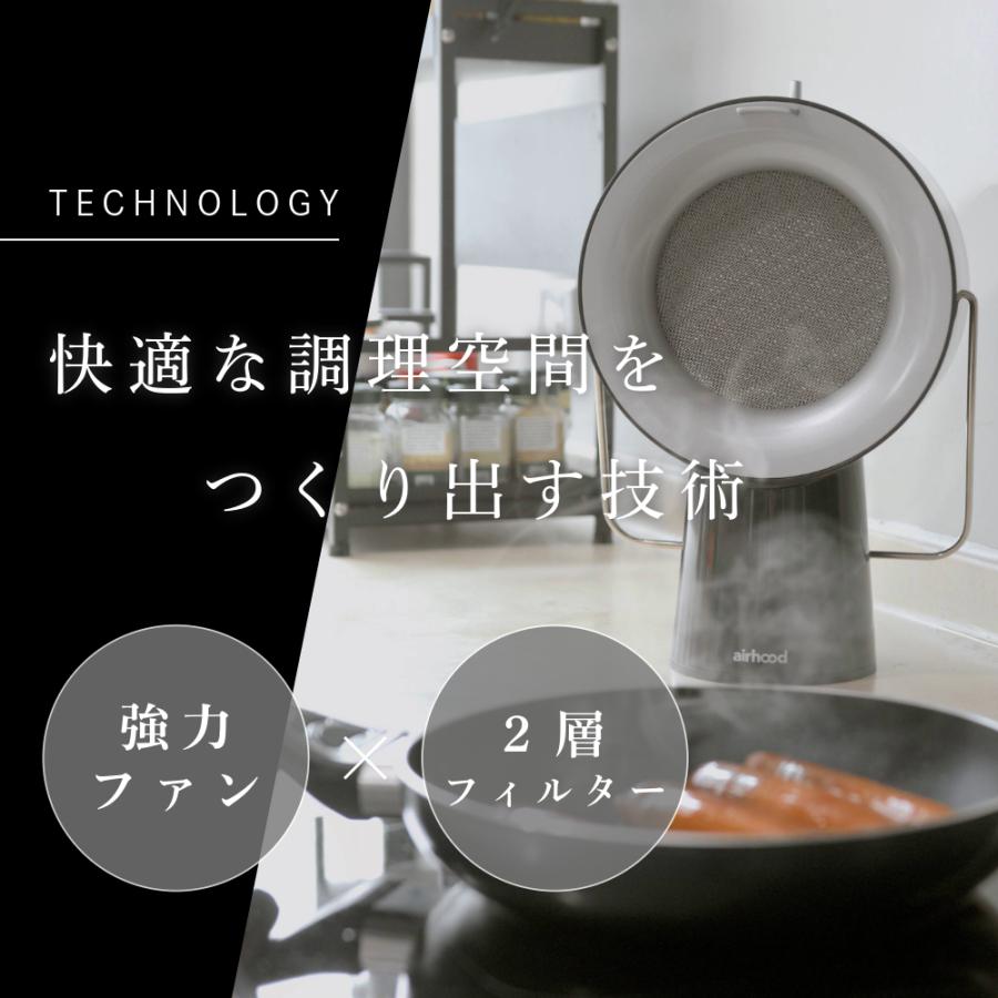 正規代理店 airhood エアフード 卓上 レンジフード ミニ 換気扇