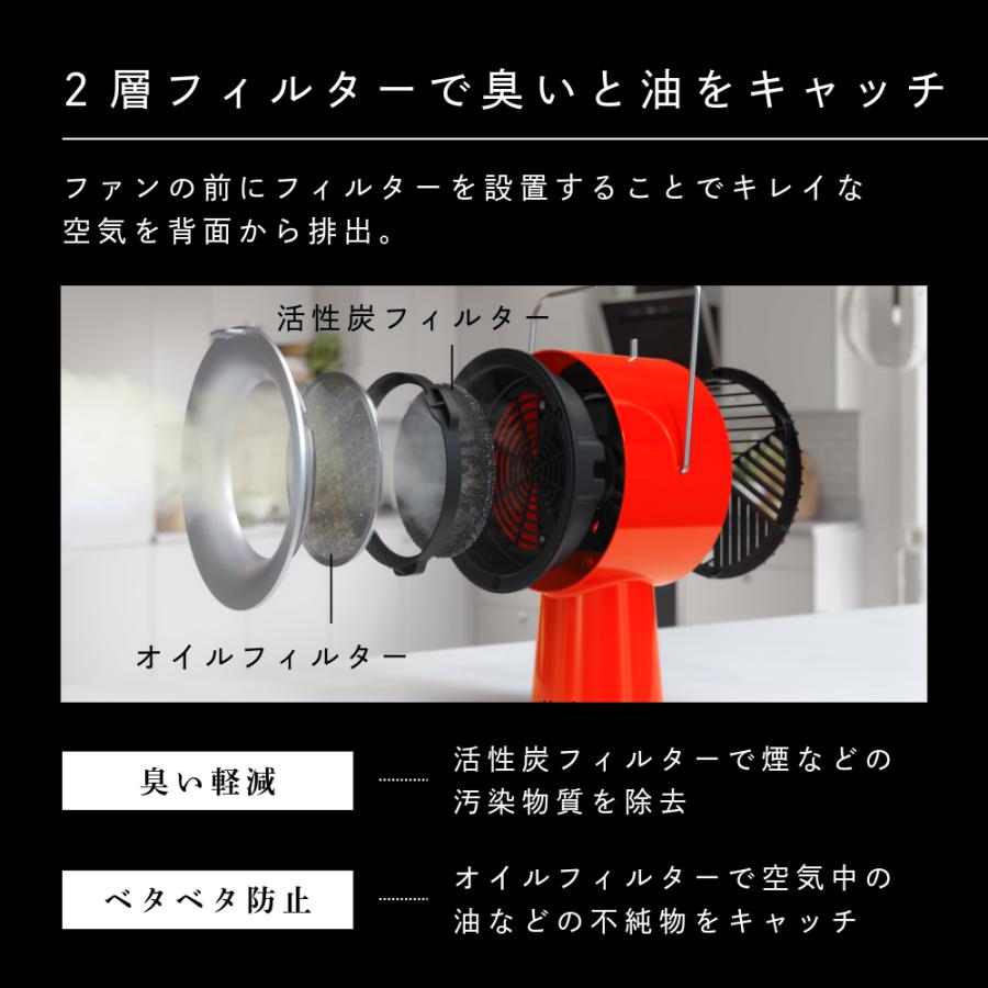 正規代理店 airhood エアフード 卓上 レンジフード ミニ 換気扇