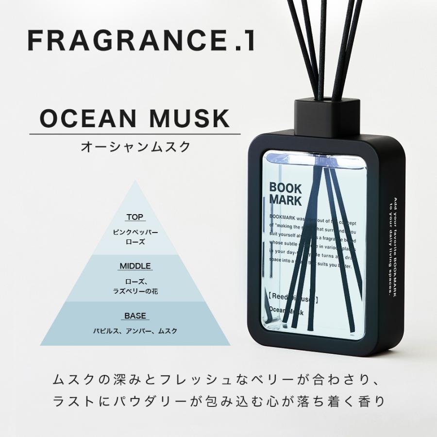 【正規代理店】 デュフューザー BOOKMARK(ブックマーク) 150ml フレグランス スティック付 消臭成分配合 芳香 アロマ 母の日 ギフト｜bollina｜06