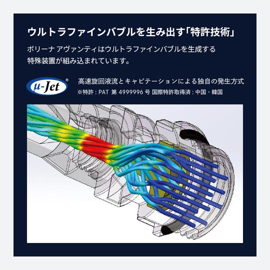 Bollina（ボリーナ） シャワーヘッド アヴァンティ マイクロ