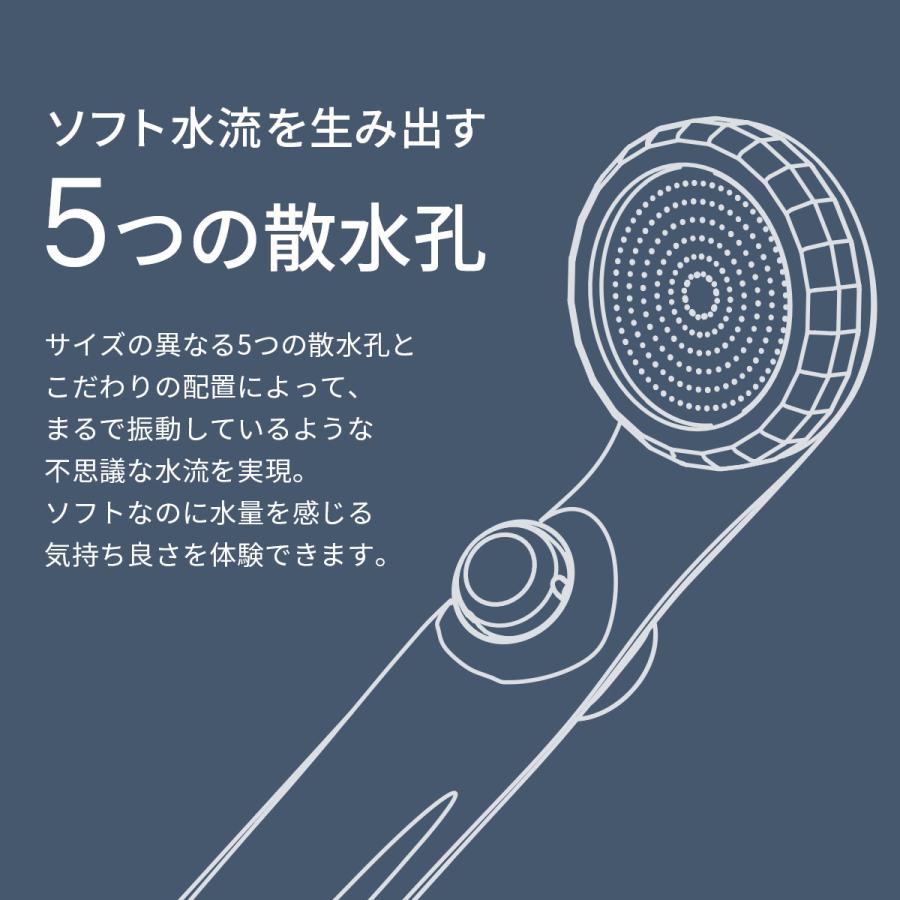 シャワーヘッド マイクロ ナノバブル 日本製 節水 手元スイッチ 止水