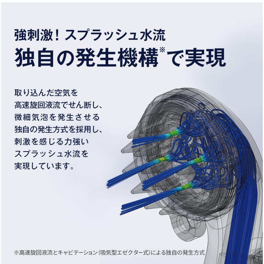 頭皮ケア シャワーヘッド マイクロナノバブル × 高水圧/強水流