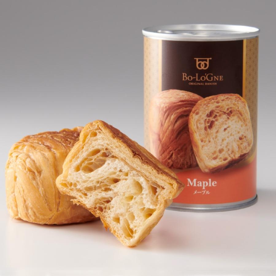 【納期約2ヶ月】ボローニャ 非常食 缶詰パン 缶deボローニャ 5年 保存 24缶 セット プレーン メープル チョコレート | ボローニャ | 10