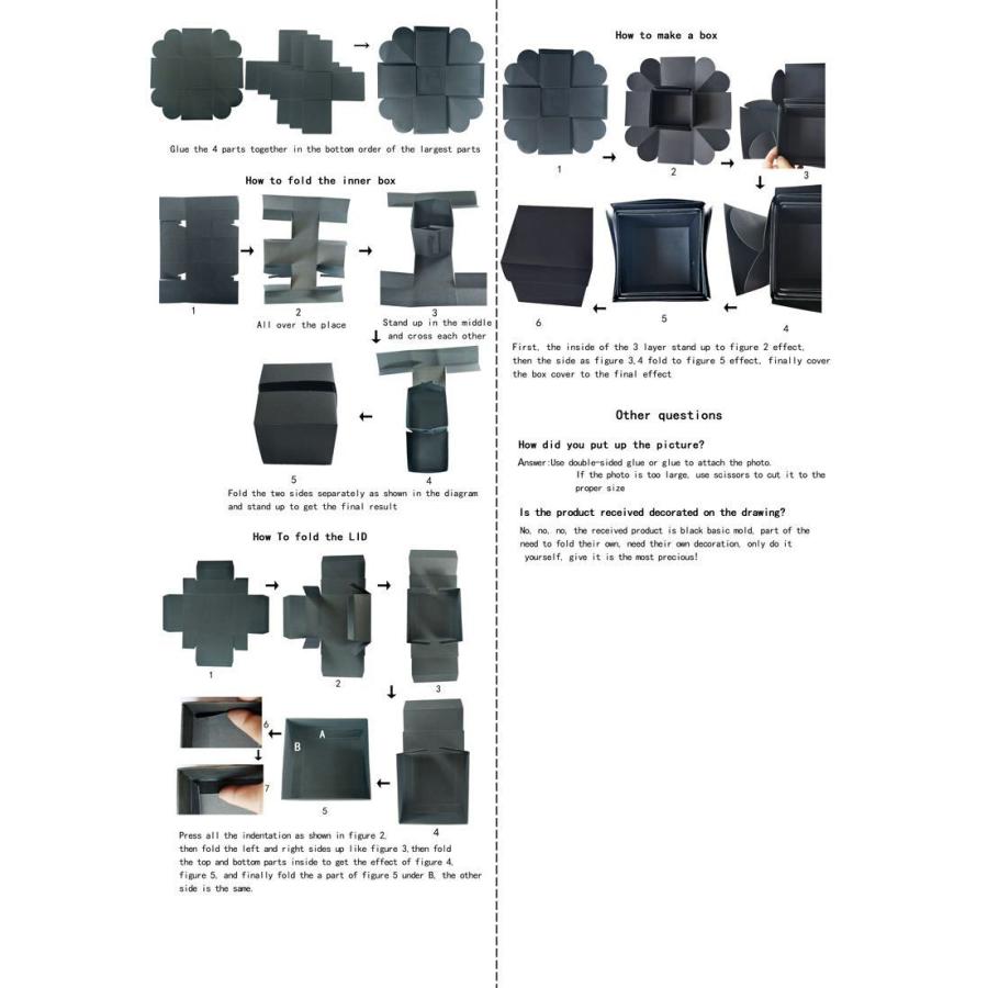サプライズ ボックス DIY 手作りアルバム suprise box 誕生日 記念日 プレゼント BOX ブラック 仕掛け トリック 寄せ書き よせがき :qyygift082005:BoMa PLAZA - 通販 - Yahoo!ショッピング サプライズ ボックス DIY 手作りアルバム suprise box 誕生日 記念日 プレゼント BOX ブラック 仕掛け トリック 寄せ書き よせがき :qyygift082005:BoMa PLAZA - 通販 - Yahoo!ショッピング