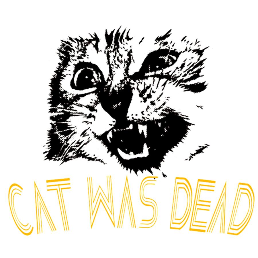 CAT WAS DEAD イエローフォント 半袖カットソー ユニセックスTシャツ bombing メンズレディース兼用デザイン ポップアート アニマル猫ネコねこキャットキャッツ |  | 01