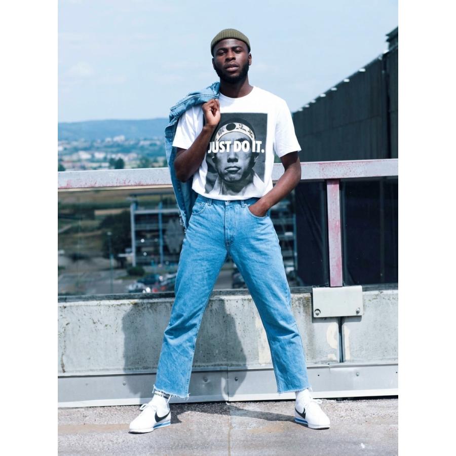 三島由紀夫　アートデザインブランド　bomging　スタンダード　ホワイトTシャツ　NIKE　パロディ　ユニセックス半袖カットソー　DTFプリント商品 |  | 05