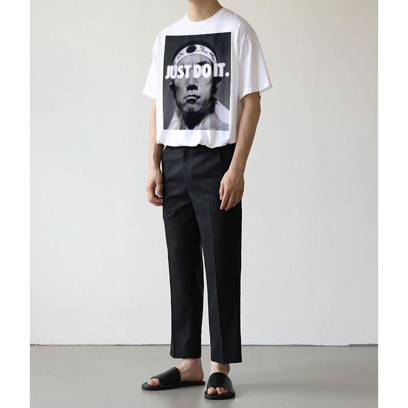 三島由紀夫　アートデザインブランド　bomging　スタンダード　ホワイトTシャツ　NIKE　パロディ　ユニセックス半袖カットソー　DTFプリント商品 |  | 07