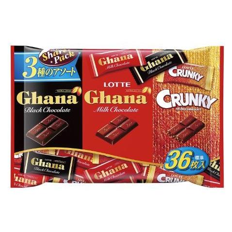 ロッテ ガーナ クランキーシェアパック 134g チョコレート スナック菓子 スイーツ 板チョコ チョコバー 9216 18 11 2 Bon Appetit World 通販 Yahoo ショッピング