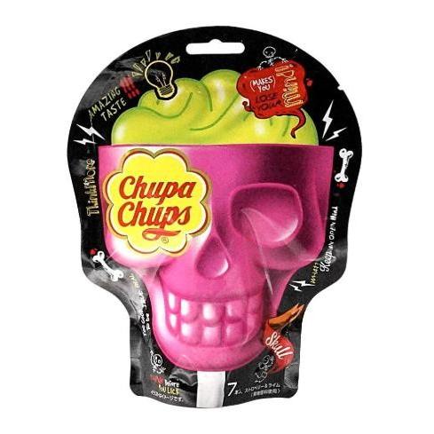 チュッパチャプス・スカル3D 7本入 キャンディー あめ スイーツ 食品