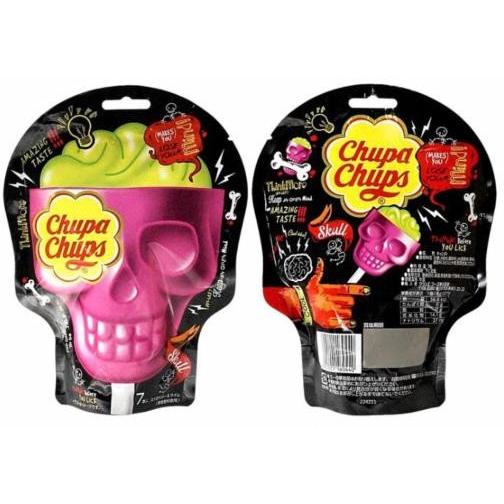 チュッパチャプス・スカル3D 7本入 キャンディー あめ スイーツ 食品