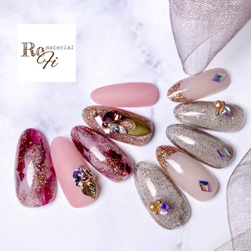 ボンネイル ジェルネイル ラメ パウダー グリッターデザインアート Bonnail Rrieenee Products Refi Material Glitterシリーズ Bonnail Yahoo 店 通販 Yahoo ショッピング