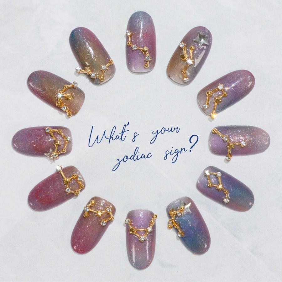 ボンネイル ジェルネイル パーツ メタル ジュエリー 星座 ストーン 星 モチーフ Bonnailホロスコープパーツg Bonnail Yahoo 店 通販 Yahoo ショッピング