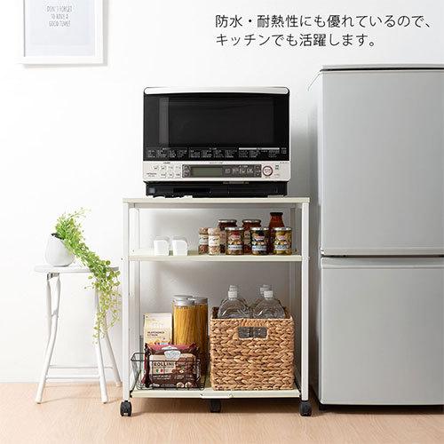 プリンターラック キャスター付き 大型対応 プリンタ台 ワゴンラック 印刷機 約 幅60cm 奥行55cm 高さ70cm 本棚 シンプル オフィス デスク横｜bon-like｜12