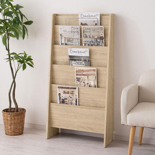 完成品 新聞ストッカー 新聞ラック 本棚 木製 おすすめ おしゃれ 人気 リビング オフィス 玄関 スペース 待合室 安心 シンプル パンフレット 収納 Akanbtup12 デザイン家具通販like Ai 通販 Yahoo ショッピング