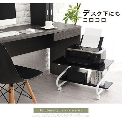 パソコンデスク ロー おしゃれ 幅60cm 鏡面 コンパクト シンプル 小さめ 机 デスク キャスター付き プリンター 収納 サイドテーブル パソコン Dkp デザイン家具通販like Ai 通販 Yahoo ショッピング