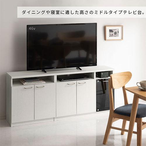 【完成品】 テレビボード ハイタイプ 65インチ 木製 木目調 キャビネット オフィス A4ファイル 扉付き 収納 書斎 ホームオフィス 寝室 シンプル おしゃれ｜bon-like｜19