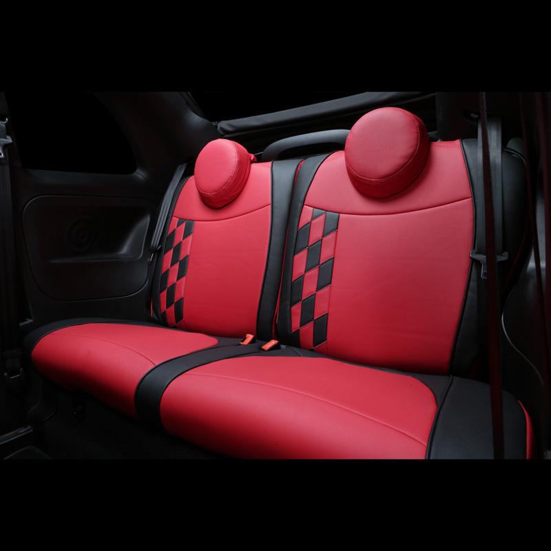 ABARTH500/595 アバルト シートカバー チェッカーノ CABANAシート