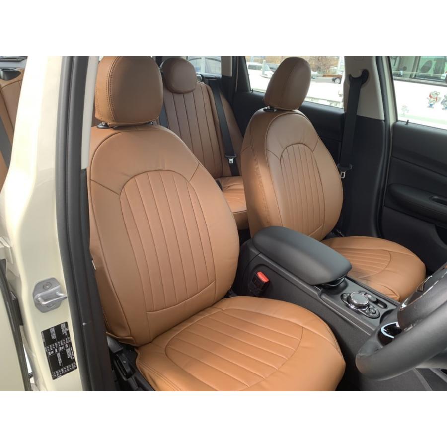 BMW MINI F系　ミニ　ミニクーパー　CABANA　シートカバー　パークレーン・本革 カバナシート　全シート　 |  | 04