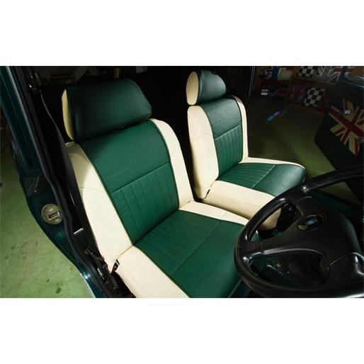 クラシックミニ　カバナシートカバー　パディントンタイプツートン　全シート | 