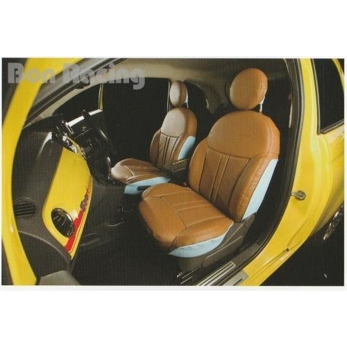 FIAT 500/500C フィアット シートカバー エレガンテ 本革パンチング 本