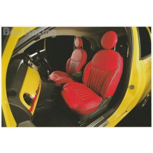 FIAT 500/500C フィアット シートカバー サローネ 本革パンチング 本革
