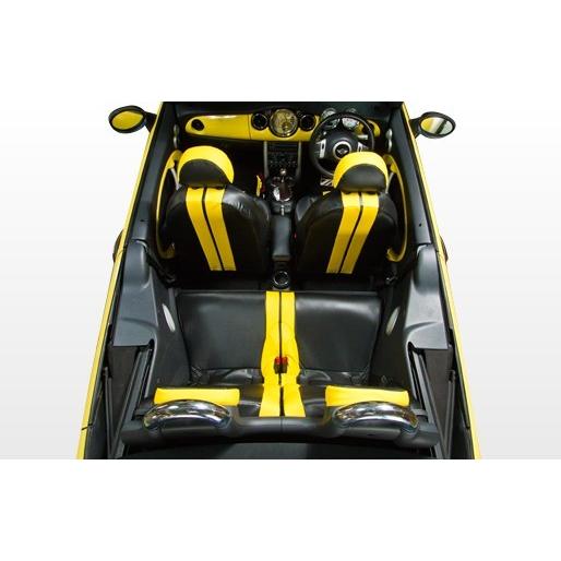 BMW MINI　R50 〜R61　ミニ　ミニクーパー　CABANA　シートカバー　ストライプタイプ　全シート |  | 01