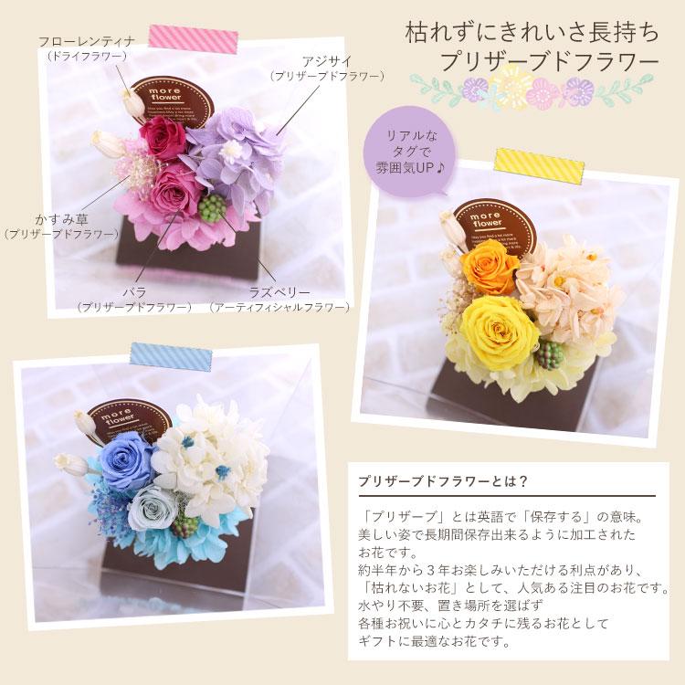 プリザーブドフラワー「アイスクリームブーケ」 誕生日 プレゼント