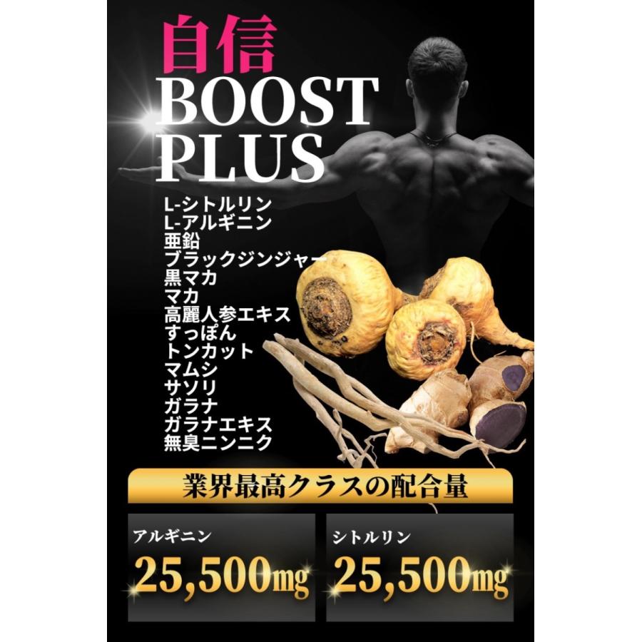 MACA BOOST PLUS マカ サプリ 最高水準配合量 シトルリン アルギニン 亜鉛 クラチャイダム  男性 180粒 30日分 トレーニング 筋肉 男（MP）｜bonalbayafuu-shop｜03