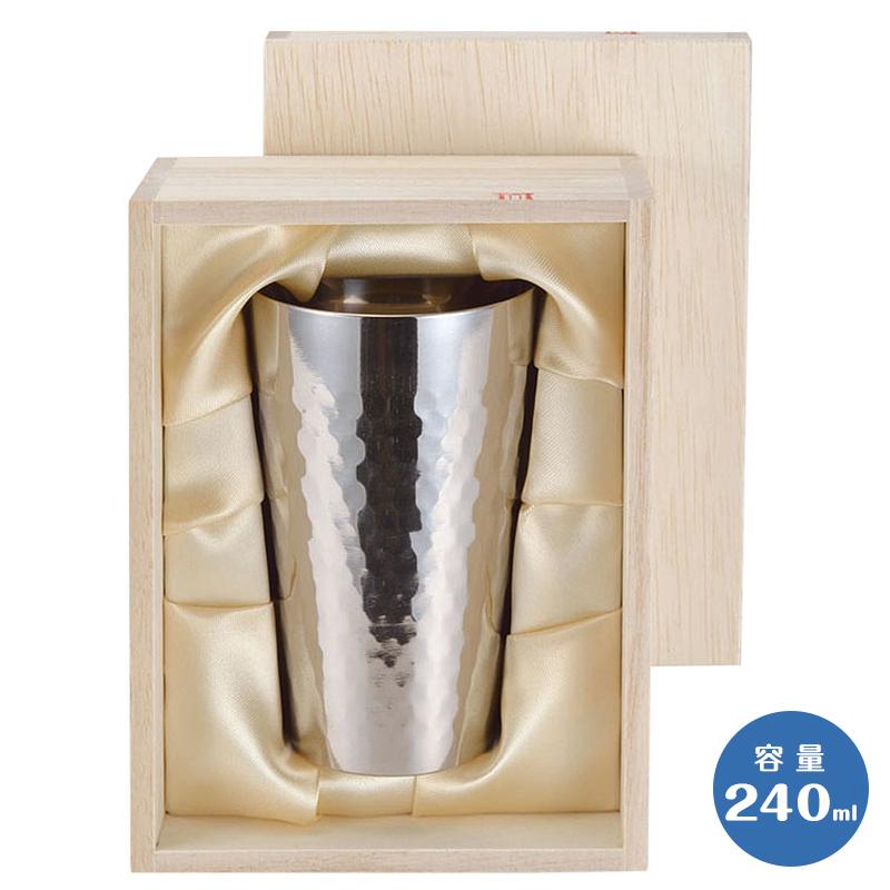 アサヒ霞-KASUMI- チタン2重ロックカップ 250ml 木箱入 TW-3