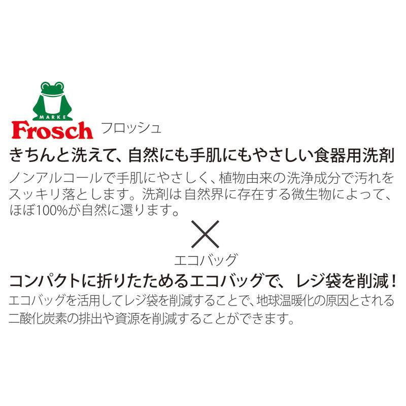 フロッシュ＆コンビニエコバッグ マチ付き FRE-10 食器用洗剤 折りたたみ｜bonanzashop｜04