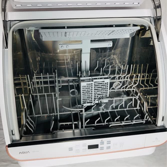高品質】アクア 食器洗い機(ホワイト) カウンタートップ プラスチック AQUA ADW-GM2-W ホワイトボード、黒板 食洗機 AQUA ADW-GM1⭐︎クリーニング済⭐︎付属品・説明書付き!