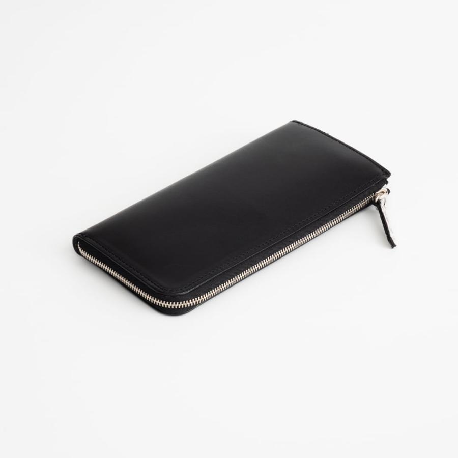 L字ファスナー長財布 【黒ヌメ×ヘビ革】 〜Hide series(ハイド