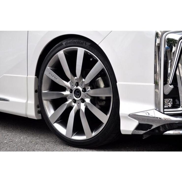 ART monoART1 (モノアートワン)ホイール 8.5x20 ET33 シルバーポリッシュ 4本SET LEXUS LS 他 5Ｈ PCD120の画像
