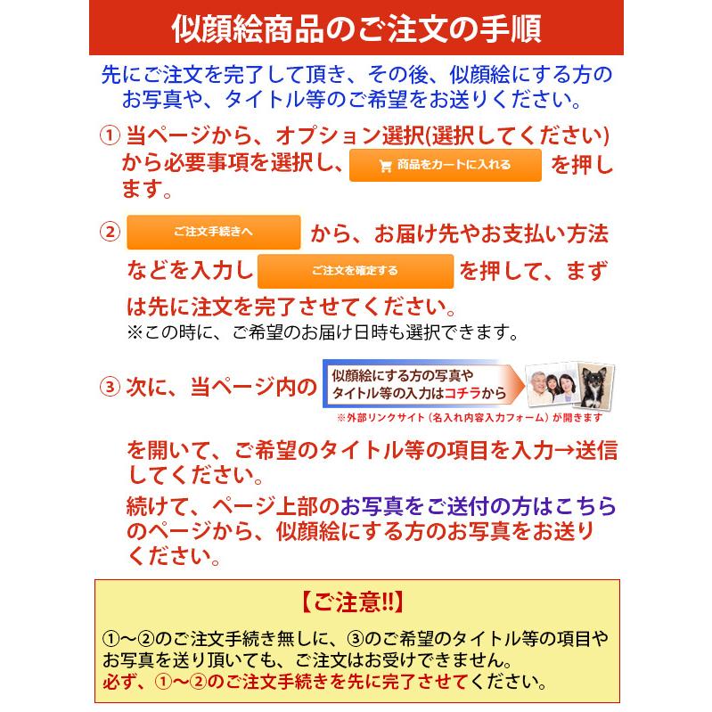 傘寿 祝い 米寿 プレゼント 似顔絵 朱色色紙額 ポエム無し 4人用 ポエム無し ちゃんちゃんこを着せて描くのもOK 傘寿のお祝い 米寿のお祝い 父 母 両親｜bondsconnect｜13