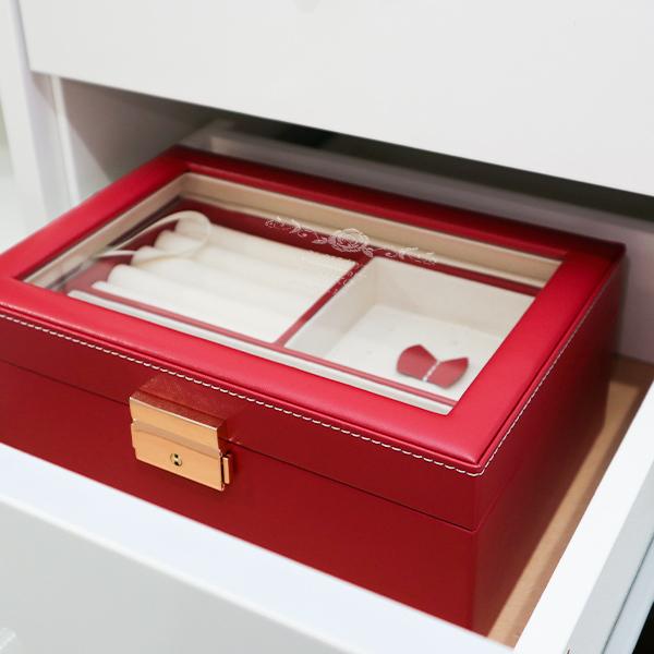 追跡付★還暦祝い 女性 おしゃれ ジュエリーボックス お母さんの宝箱 名入れあり 1週間発送コース ジュエリーケース 時計ケース 名入れ 小物入れ 還暦 プレゼント 母