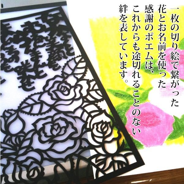 7月の誕生花とお名前が入った切り絵のポエム 結び絵 7月の花 トルコキキョウ ネームインポエム 名前詩 プレゼント 金婚式 銀婚式 退職祝い Md Musubie 07b Ya 還暦祝い本舗ヤフーショッピング店 通販 Yahoo ショッピング