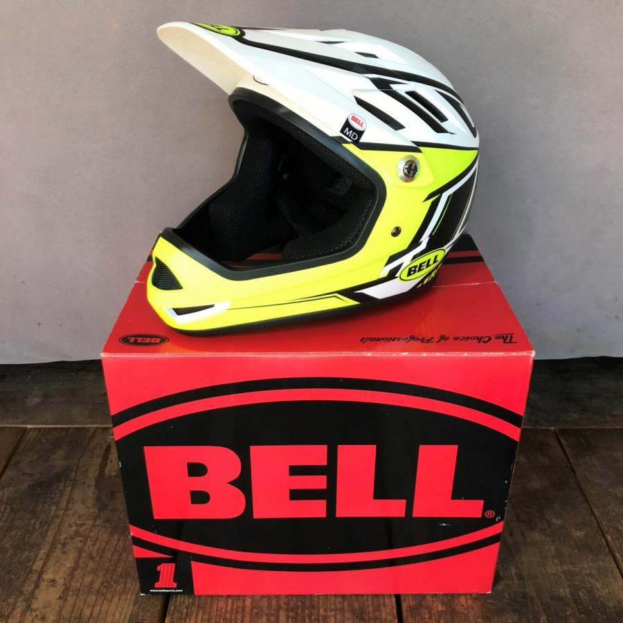 おすすめ ヘルメット フルフェイス Bell ベル Sanction 白 サンクション Bmx 子供用 男女兼用 S M L ステッカー Doc Sg