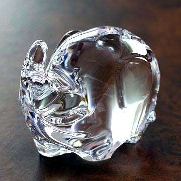 バカラ（Baccarat） 置物 ミニマルエレファント #bcr2610-096 : ボンド