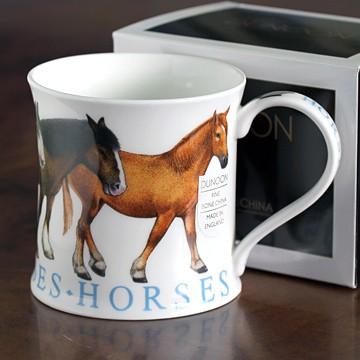 ダヌーン（Dunoon） Wessexシェイプ マグ ファームアニマル（馬
