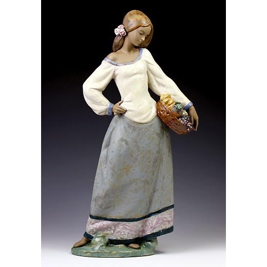 リアドロ 陶器人形 リヤドロ Lladro リアドロ 陶器人形 置物 乙女 大地