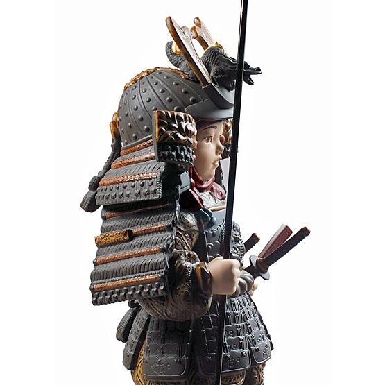 リヤドロ（Lladro リアドロ 陶器人形 置物） 少年 若武者 一番槍 No