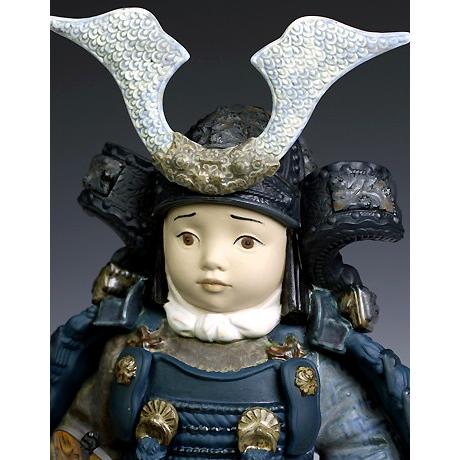 リヤドロ（Lladro リアドロ 陶器人形 置物） 限定品/少年 若武者(BLUE
