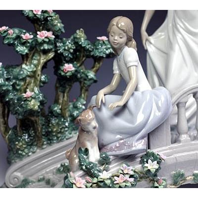 リヤドロ(Lladro リアドロ 陶器人形 置物) 乙女 夢の架け橋 リヤドロ(Lladro リアドロ 陶器人形 置物) 乙女 夢の架け橋