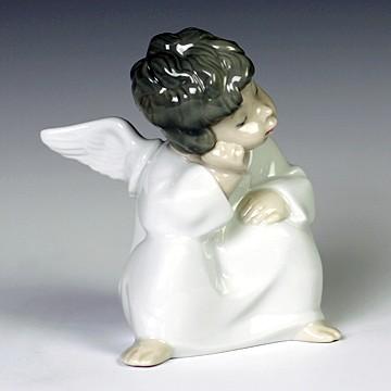 リヤドロ（Lladro リアドロ 陶器人形 置物） 天使 可愛い考え事#ldr 